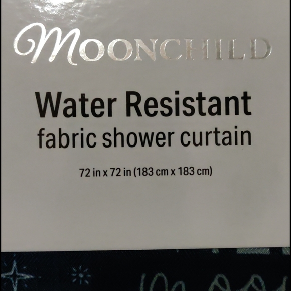 Moonchild Water Resistant Shower Curtain - Picture 3 of 6